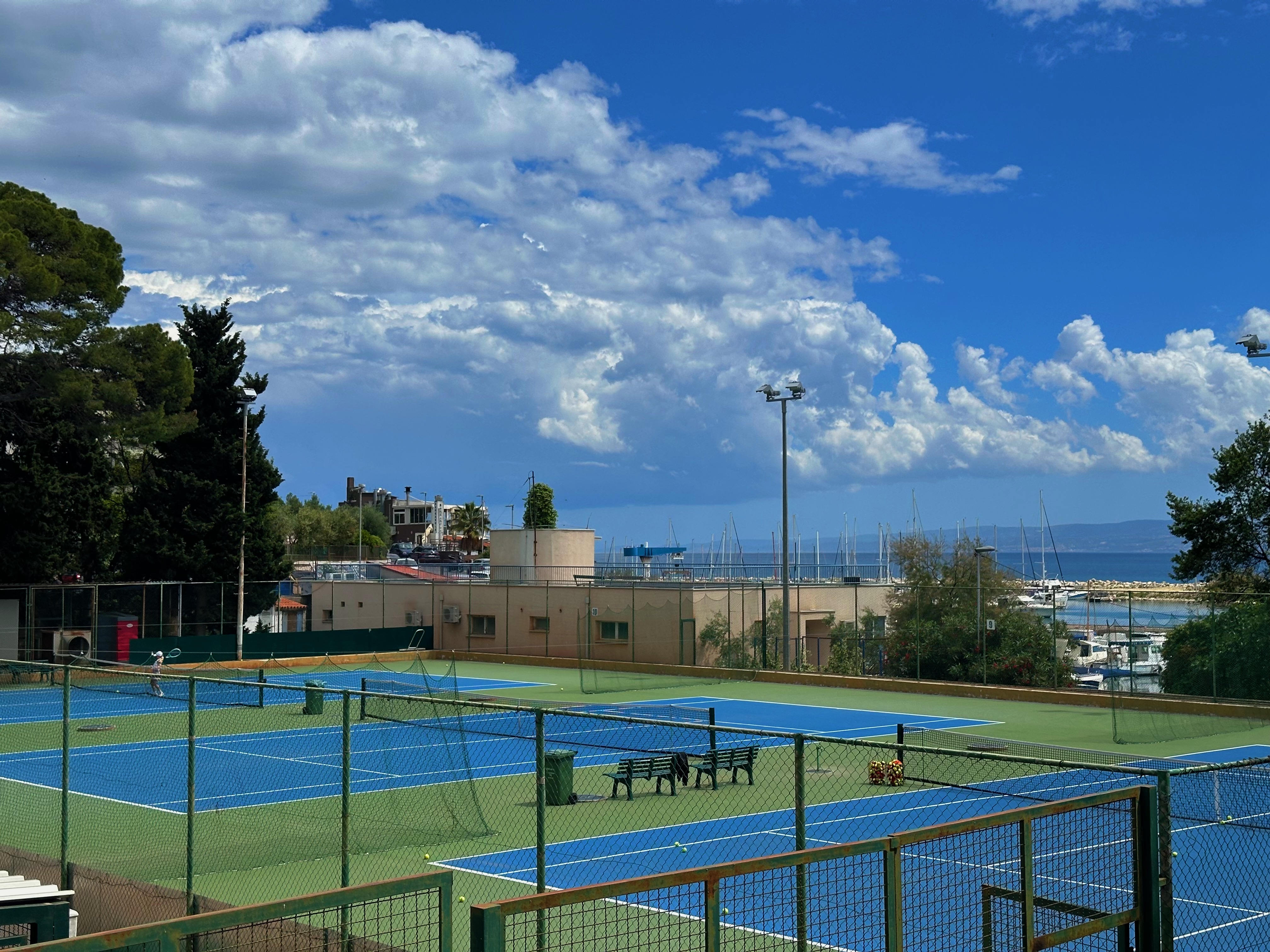 Tennis courts in Split, Croatia